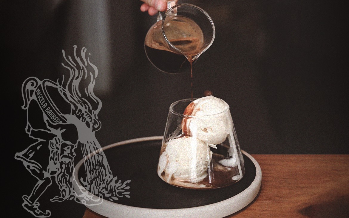 Affogato al caffè